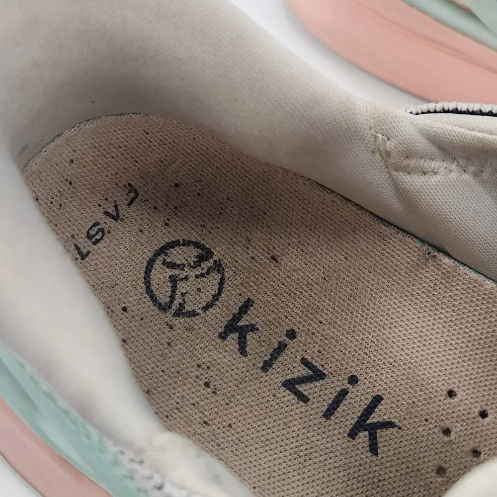 Kizik Athens Sneakers Unisex Size M 8.5 W 10 Knit Lace Up Trainers Rabbit Foam